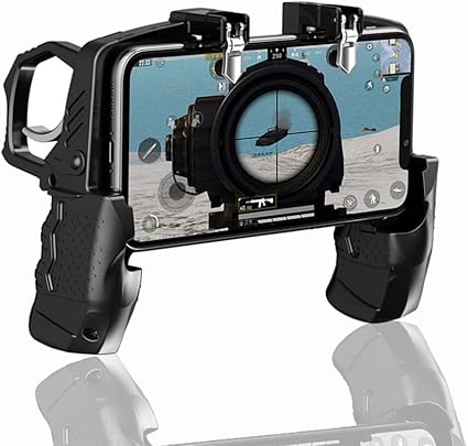 K21 Mobile Game Controller for PUBG/Call of Duty/Fortnite,aim Trigger Fire Buttons L1R1 Shooter Sensitive Joystick,Gamepad