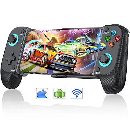 Wireless Phone Controller for iPhone/Android with Hall Joystick, Moblie Controller