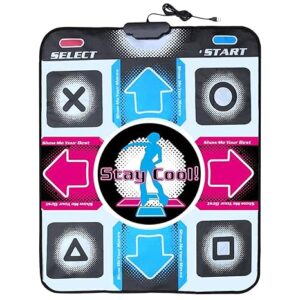 OSTENT USB Non-Slip StepMania Dancing Step Dance Mat Pad Blanket for PC Laptop Rhythm Windows