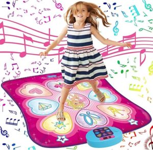 SUNLIN Dance Mat - Dance Mixer Rhythm Step Play Mat for Kids Girls Boys