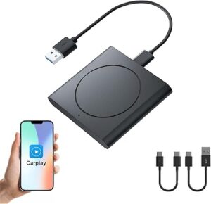 Wireless CarPlay Adapter for iPhone, 2025 Upgrade Version Bluetooth Adapter